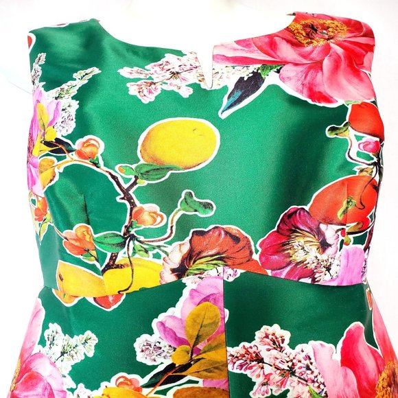 Multicolored Floral Size 12P Dress - Picture 2 of 9